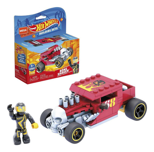 Juego De Construcción Hot Wheels Mega Construx Bone