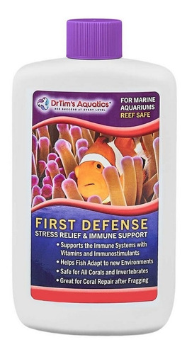 Acondicionador de agua Dr. Tims First Defense Reef Pure de 240 ml