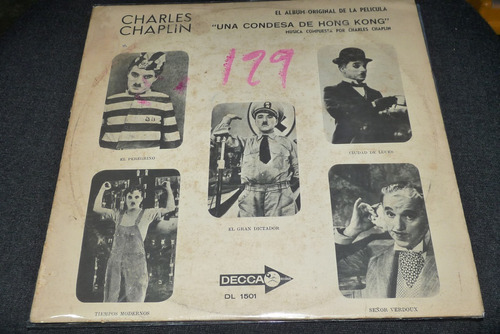 Jch- Charles Chaplin Una Condesa En Japon Lp Vinilo Peru