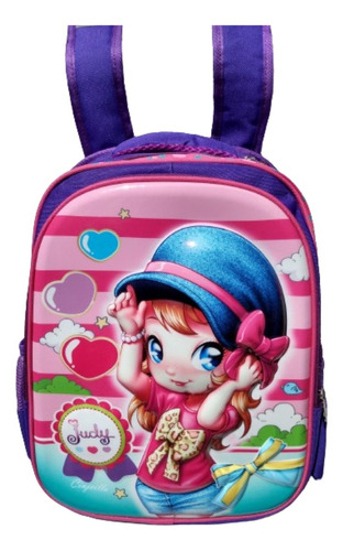 Mochila Niña Jardin Infantil Relieve Espalda Mariposa Pilar