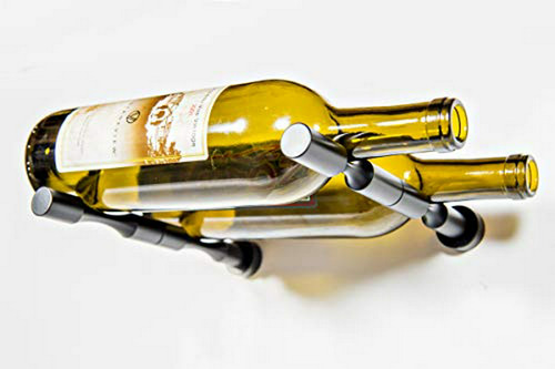 Porta Botellas De Vino  - Elegante Almacenamiento Para Pared