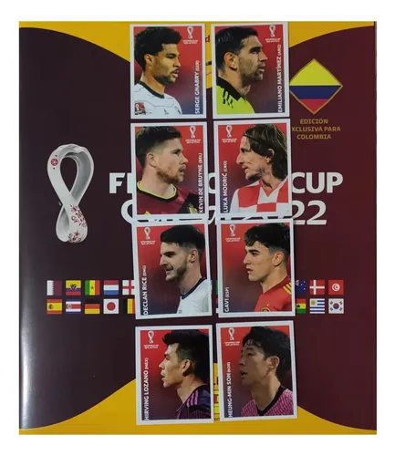 Laminas Completas Coca Cola Álbum Panini Fifa Mundial 2022