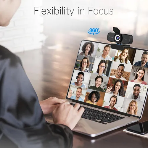 Webcam Full Hd 1080p Con Micrófono Y Privacidad - Catitru