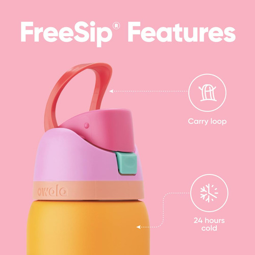 Owala Freesip Botella Agua Acero Inoxidable 32 Oz, Tropical