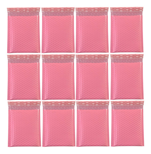 Bolsa De Almacenamiento Rosa Con Burbujas, 50 Unidades, A Pr