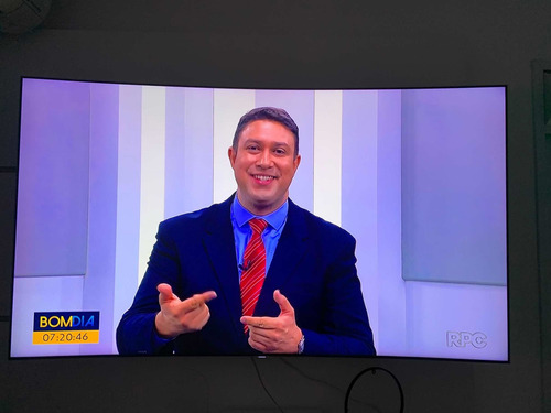 Imagem 2 de 6 de Tv Samsung 65 Curva