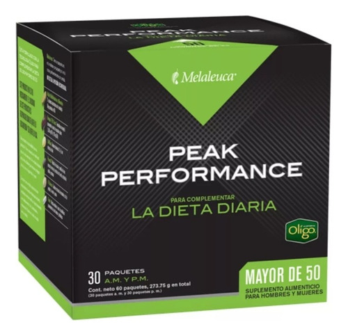 Multivitaminico Peak Performance Bymelaleuca + 50 Años