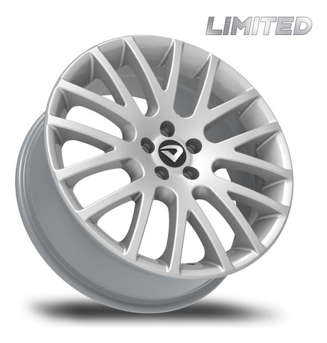 Roda Aro 18 X 6 Limited Prata Furação 4x100mm Volkswagen