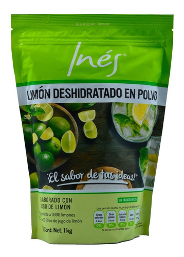 Jugo De Limón En Polvo 100% Natural 20 Kilos