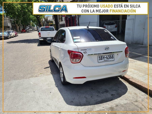 Hyundai I10 Grand I10 Sedán 2015 Blanco 4 Puertas