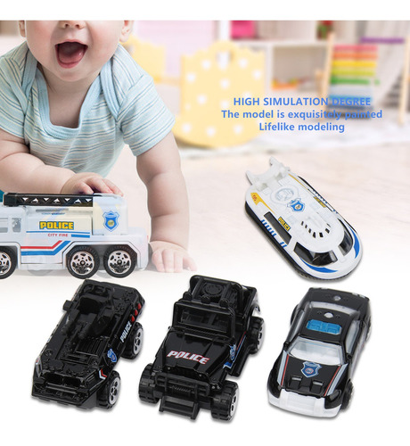 Modelo De Coche De Aleación, 6 Piezas, 1:64 Para Niños, Exqu