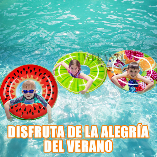 . 3pzs Salvavidas Inflables For Alberca For Playa Niños 70cm