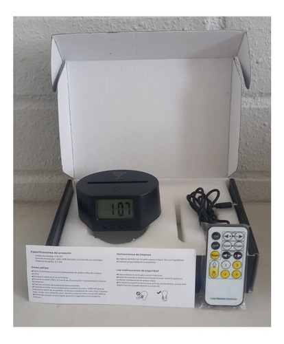 Lámpara Led Ilusión 3d Reloj Alarma Club Alianza Lima