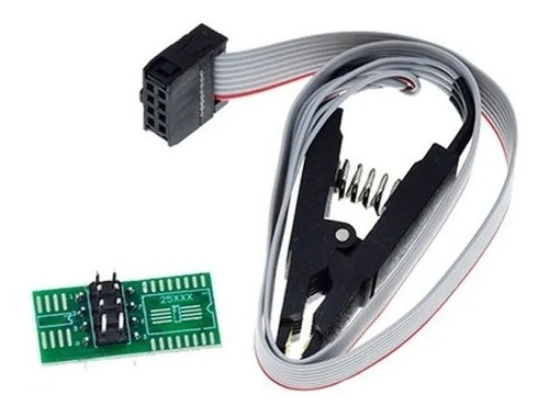 Pinza Smd Soic8 Para Programador Memoria Bios Eeprom Spi