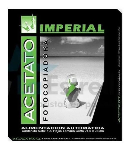 Acetato Tamaño Carta Imperial 100 Piezas