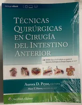 Comprar Libro Técnicas Quirúrgicas En Cirugía Del Intestino Anterior
