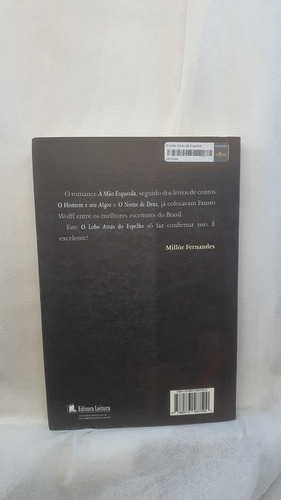 Livro O Lobo Atrás Do Espelho - Fausto Wolff - Editora Leitura (Usado)