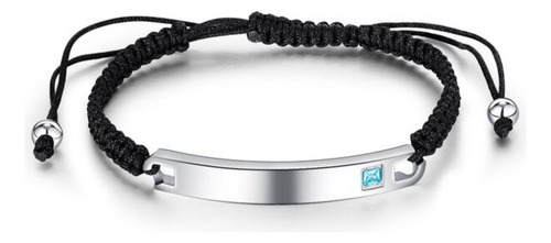 Pulseras Trenzadas Para Parejas Ajustables Inoxidable 2pzs