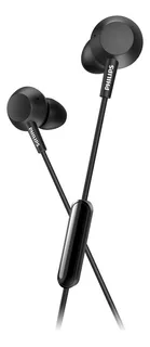 Auricular Con Cable Philips Tae4105 Negro Y Micrófono