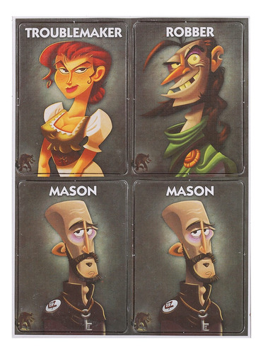 One Night Ultimate Werewolf Card Games 10 Minutos Fast Table