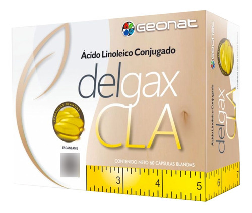 Geonat Delgax Cla 60 Caps Adelgazante Quemador De Grasas
