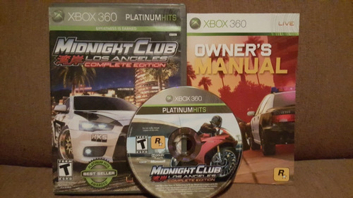 Click! Original! Midnight Club Los Angeles Complete Xbox 360