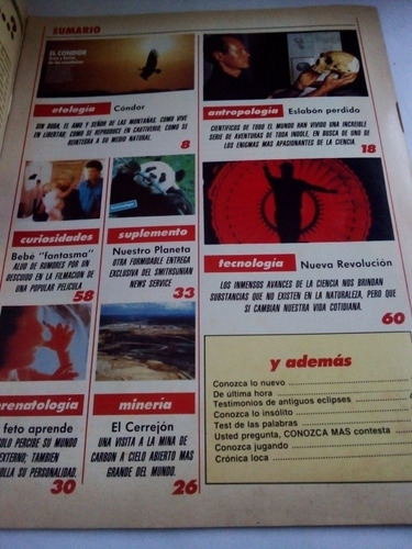 Imagen 2 de 3 de Revista Conozca Más Eslabón Perdido Año 2 No. 7 1991