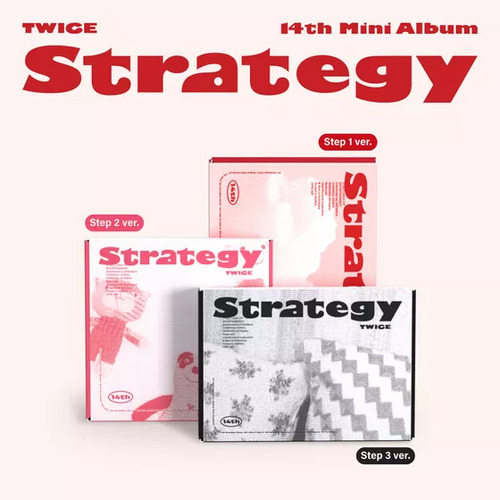 Twice Mini Album Strategy Original + Beneficio Preventa Step 3