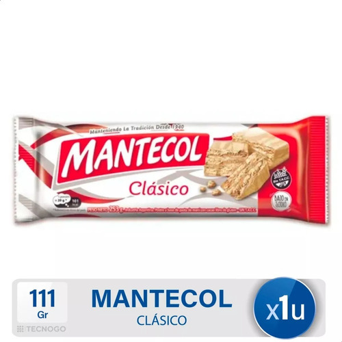 Mantecol Original Clasico 111g Sin Tac Pasta De Mani Cacao