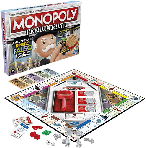  Juego Hasbro Monopoly Decodificador En Español - Original