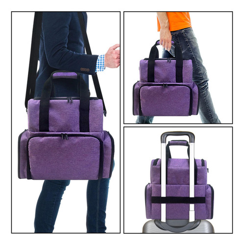 Bolsa De Almacenamiento De Esmalte De Uñas De Doble Capa