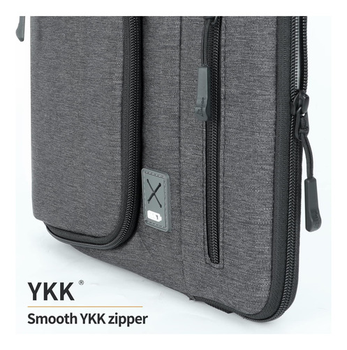 Bolsa Tipo Bandolera Para Tableta Para El Nuevo Ipad Pro Gen Gris Oscuro.