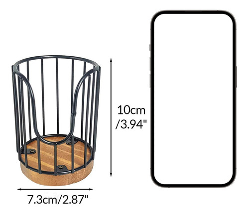 5 Cesta Con Soporte Para Filtro De Café, Funda De Hierro