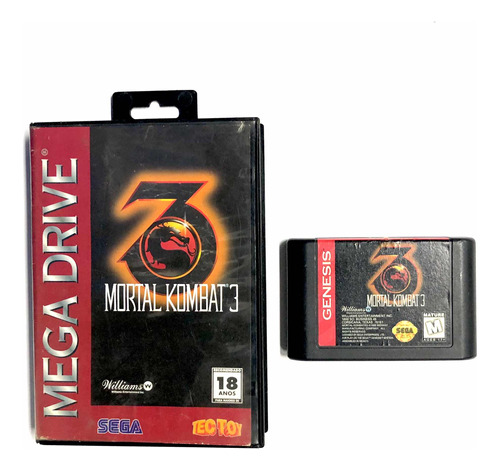 Mortal Kombat 3 - Juego Original De Sega Genesis Mega Drive