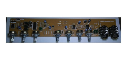 Pcb Preamplificador Audio Mono 2 Mic 2 Tonos Con Eco/delay