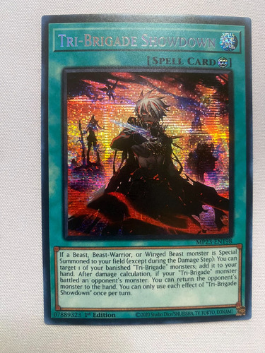 Tri-brigade Showdown Secret Yugioh (Usado)