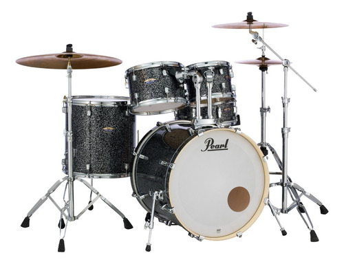 Batería Pearl Decade Maple Dmpr925s De 5 Cuerpos Bombo 22'' Color Slate Galaxy Flake