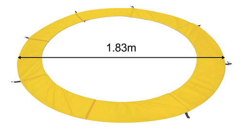 Cubierta De La Almohadilla Del Trampolín Protección 6 Pies