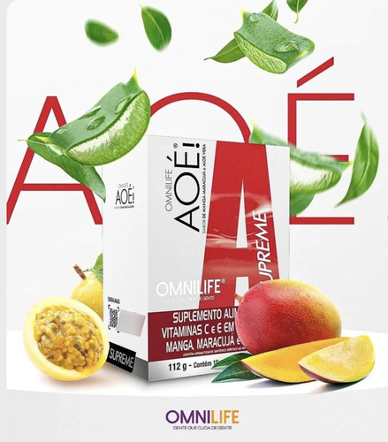 Aoé Supreme Pó Caixa Suplemento Manga/maracujá