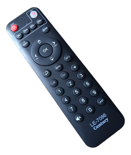 Controle Remoto Para Receptor Midiabox Century B7. Lê 7086