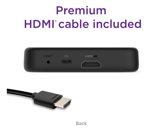 Roku Premiere 3920 estándar 4K negro
