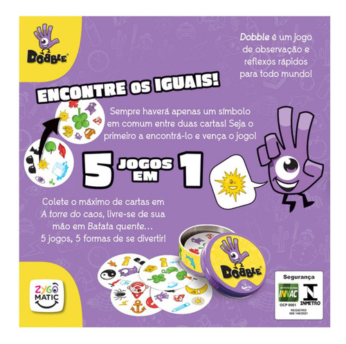 Galápagos Dobble Jogo De Cartas Dob101