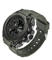 Comprar Reloj pulsera Sanda 739 Correa de Poliuretano Color Verde Militar