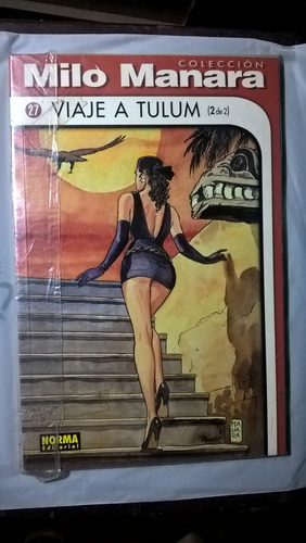 Viaje A Tulum Milo Manara 2 Tomos (2 De 2) Editorial Norma