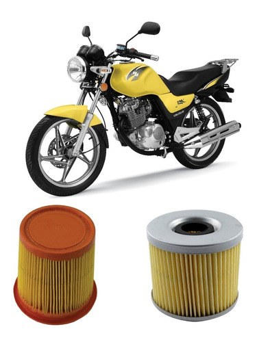 Filtro De Óleo + Filtro De Ar Para Suzuki Yes 125 2004/2015