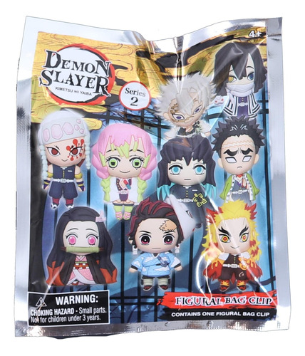 Llavero 3d Sorpresa - Demon Slayer Serie 2 - Monogram