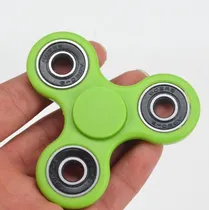 Comprar 10 X Tri-spinner Fidget Juguete Acero Edc Mano Dedo Spinner 