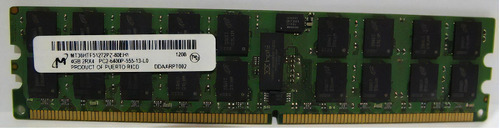 Memória RAM  4GB 1 Micron MT36HTF51272PZ-80EH1