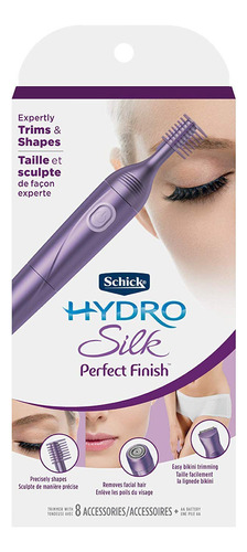 Schick Hydro Silk Recortadora De Acabado Perfecto, Kit De A. Color Lavanda