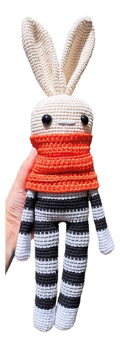 Peluche Conejo Amigurumis Tejido A Crochet Hilosubli.